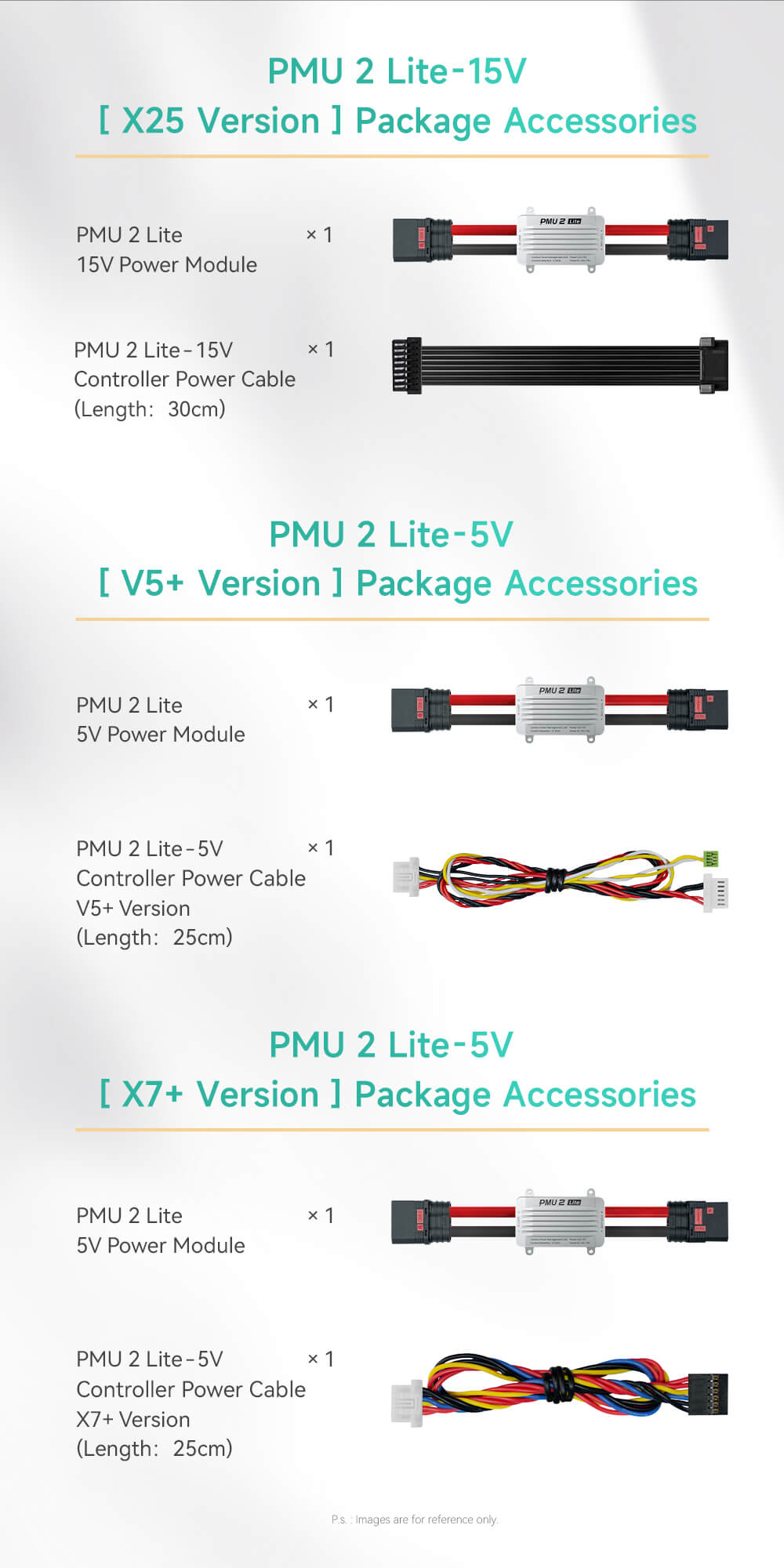 CUAV PMU 2 Lite 15 V / 5 V Güç Modülü — PMU 2 Lite Güç Modülü * 2 adet / 5V(uyumlu: V5+) — Teknik detay