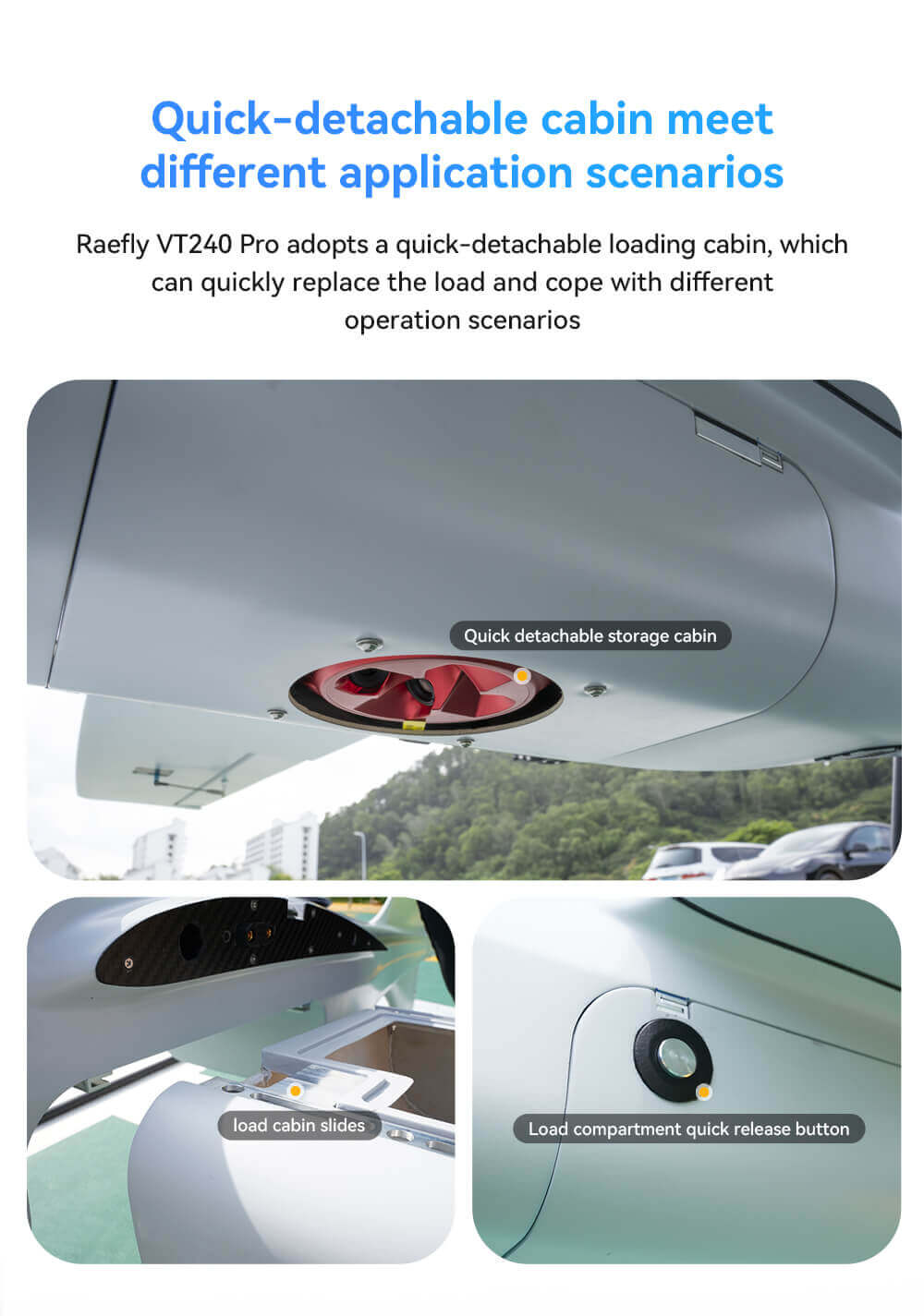 Raefly VT240 Pro Elektrikli VTOL İHA — Başlangıç Sürümü — Teknik detay