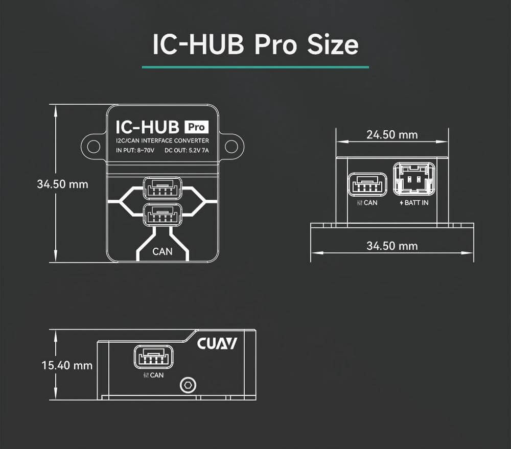 CUAV IC-HUB Pro Bus Expansion Module