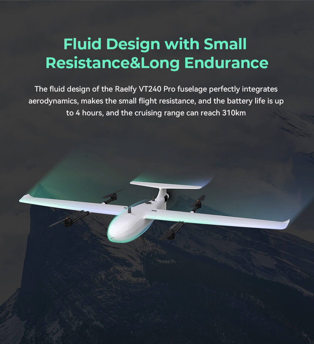 Raefly VT240 Pro Elektrikli VTOL İHA — Başlangıç Sürümü — Teknik detay
