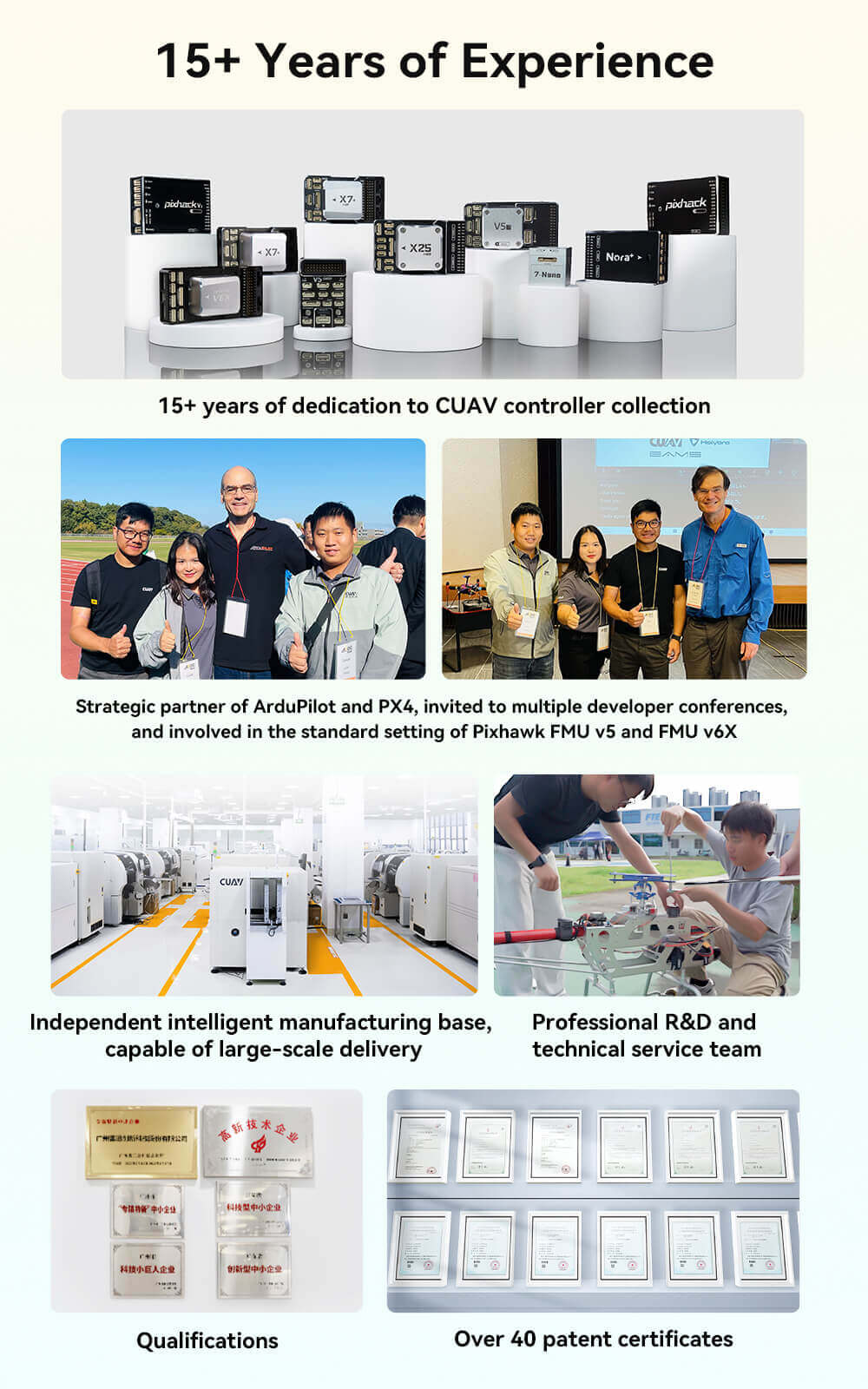 CUAV X25 MEGA Endüstriyel Uçuş Kontrolcüsü — Güç modülü dahil — Teknik detay
