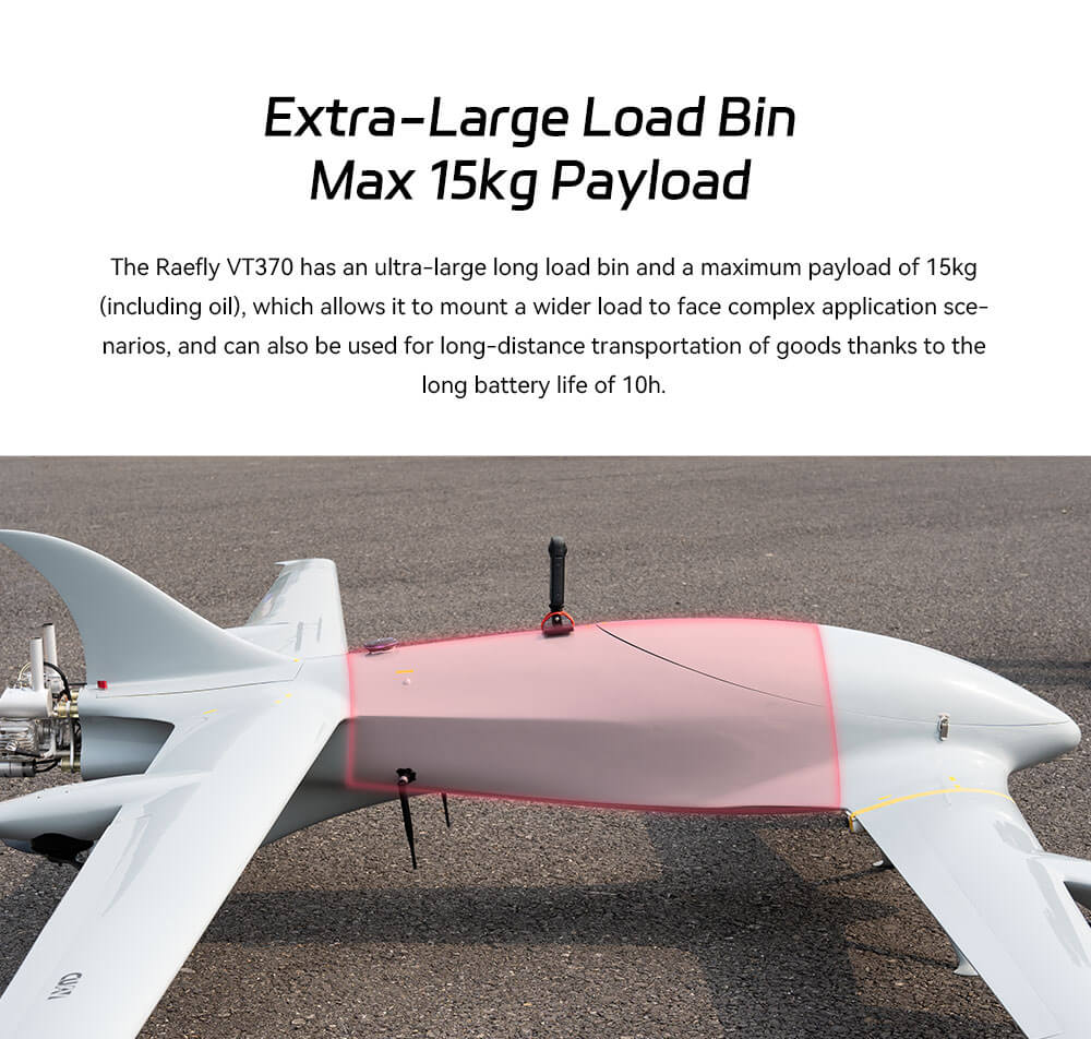 Raefly VT370 Hibrit VTOL İHA — Standart Sürüm — Teknik detay