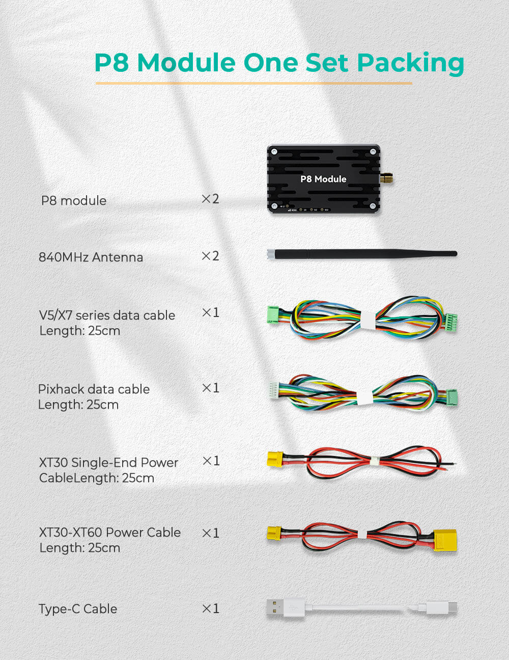 CUAV X7+ / NEO 3 / P8 Çok Rotorlu İHA Seti — Teknik detay