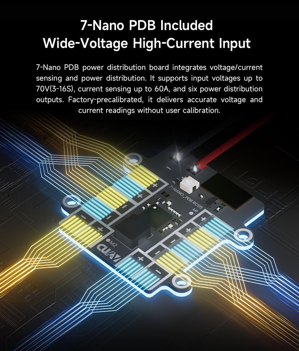 CUAV 7-Nano V2 Uçuş Kontrolcüsü ve Aksesuar Setleri — 7-Nano V2 Standart Kontrolcü — Teknik detay