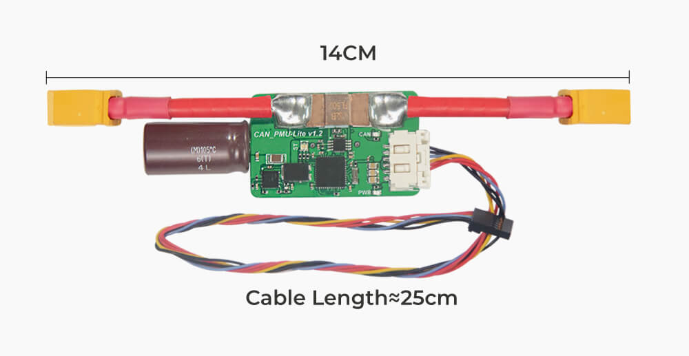 CUAV CAN PMU Lite Güç Yönetim Modülü — CAN PMU Lite & NEO 3 GPS / Set — Teknik detay
