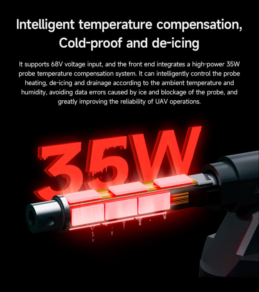 CUAV SKYE 2 Isıtmalı Hava Hızı Sensörü — Teknik detay