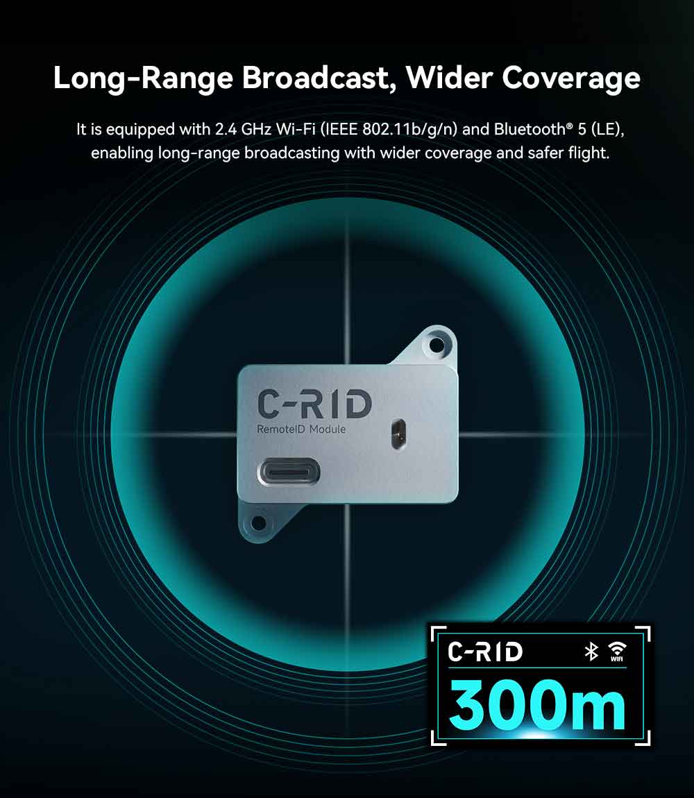 CUAV C-RID Drone Remote ID Modülü — C-RID & NEO 3 Pro GPS / Set — Teknik detay