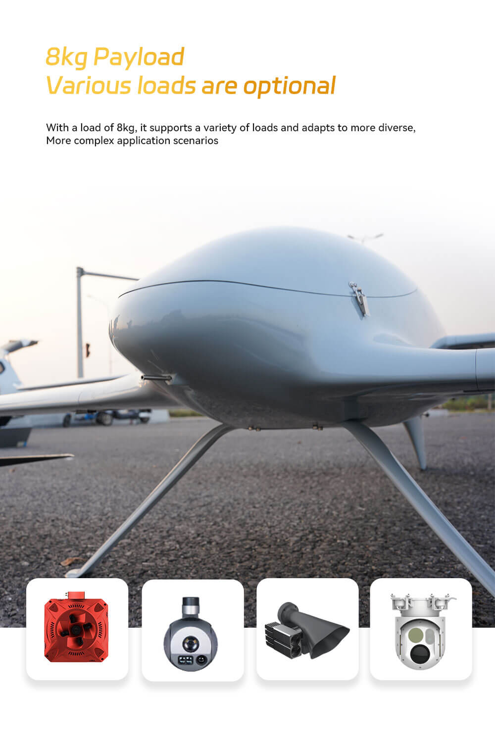 Raefly VT370 Hibrit VTOL İHA — Standart Sürüm — Teknik detay