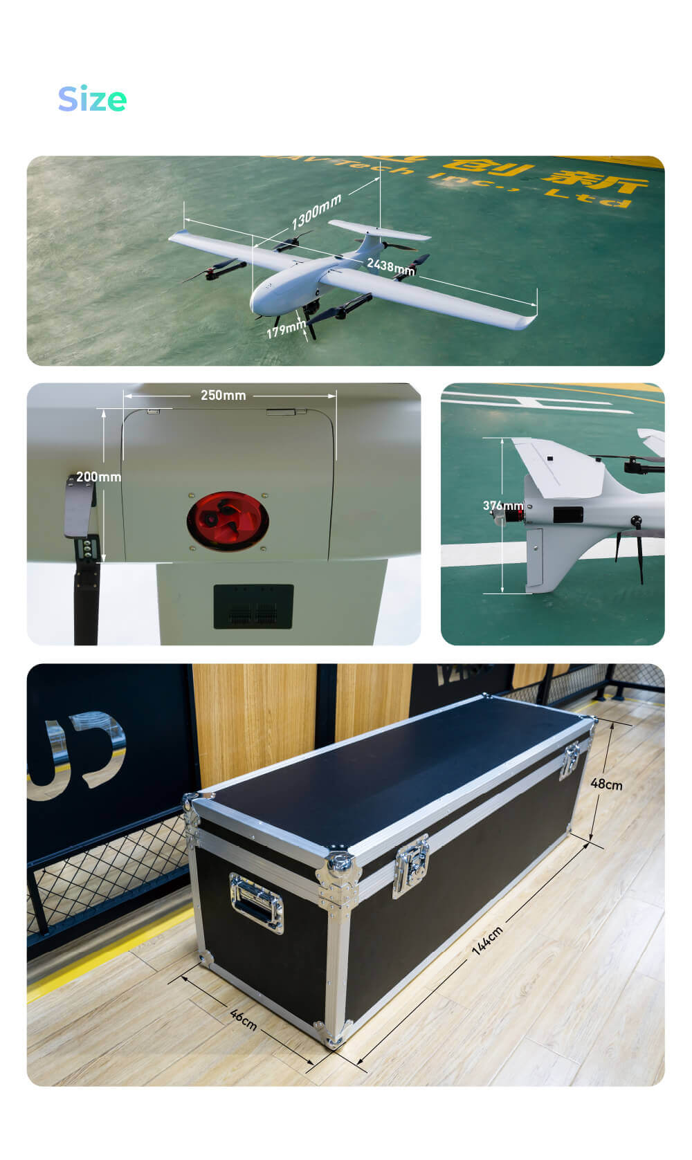 Raefly VT240 Pro Elektrikli VTOL İHA — Başlangıç Sürümü — Teknik detay