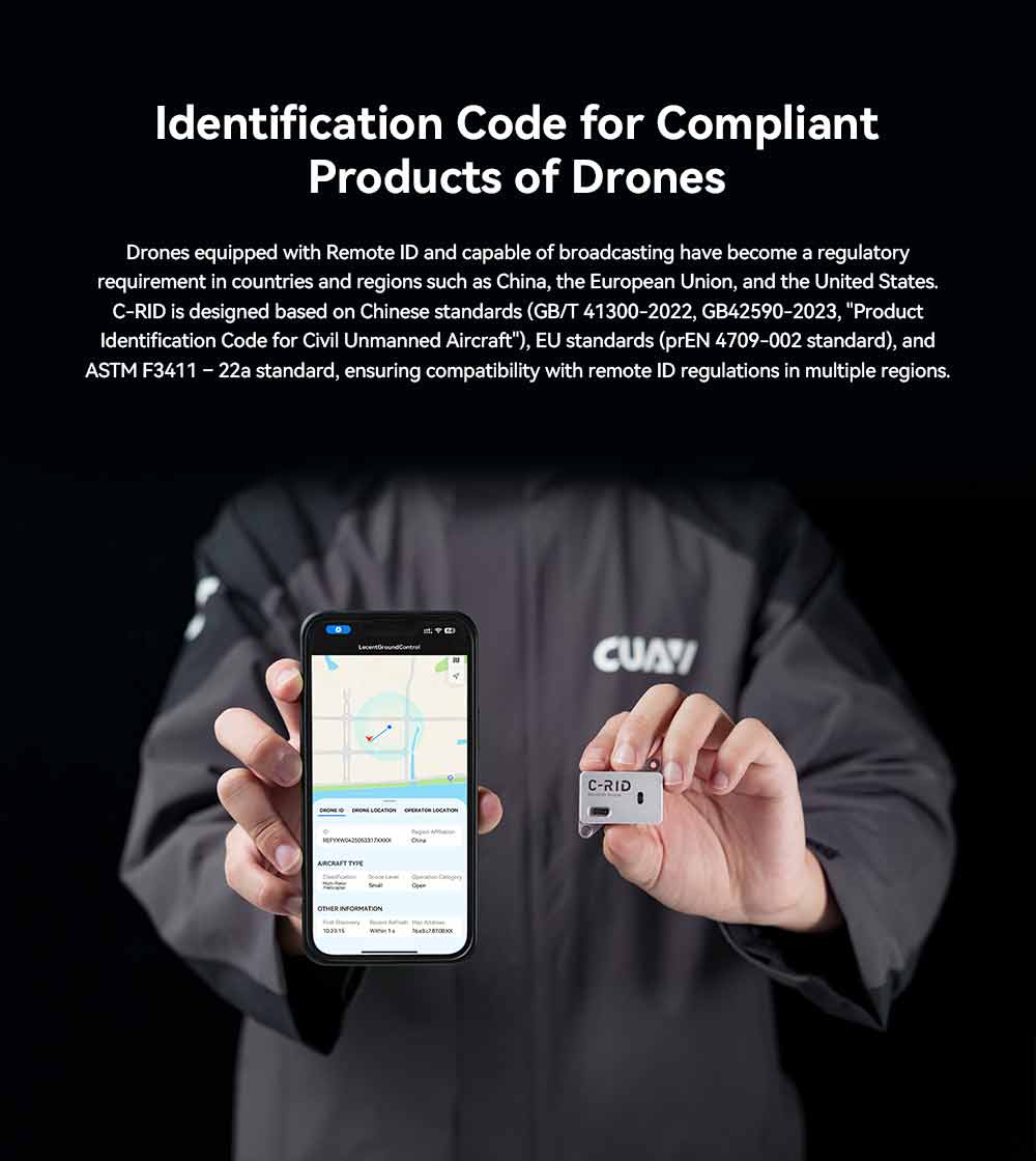 CUAV C-RID Drone Remote ID Modülü — C-RID & NEO 3 Pro GPS / Set — Teknik detay
