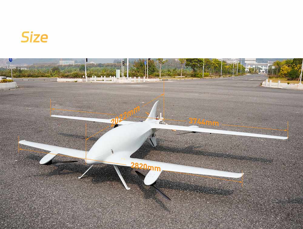 Raefly VT370 Hibrit VTOL İHA — Standart Sürüm — Teknik detay