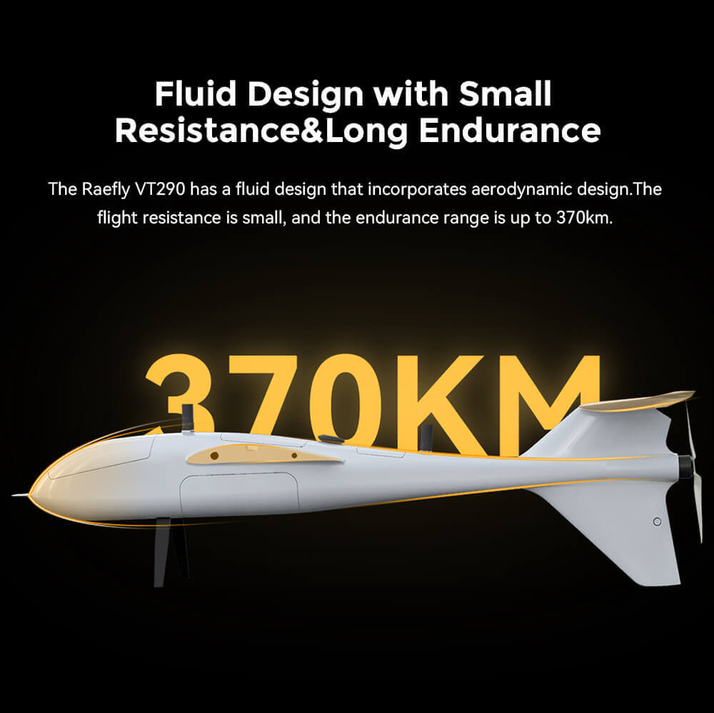 Raefly VT290 Elektrikli VTOL İHA — Hareketli Platform Kalkış ve İniş Sürümü — Teknik detay