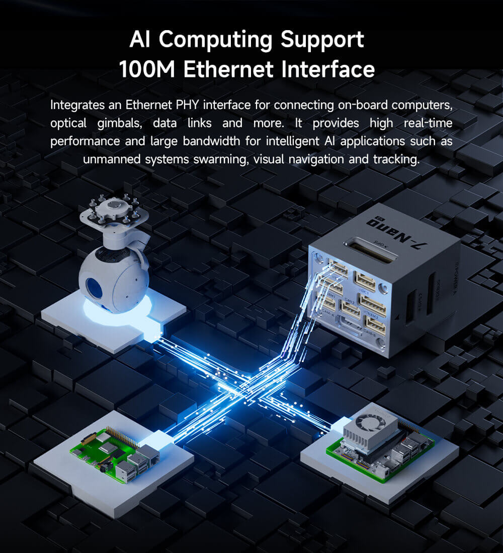 CUAV 7-Nano V2 Uçuş Kontrolcüsü ve Aksesuar Setleri — 7-Nano V2 Standart Kontrolcü — Teknik detay