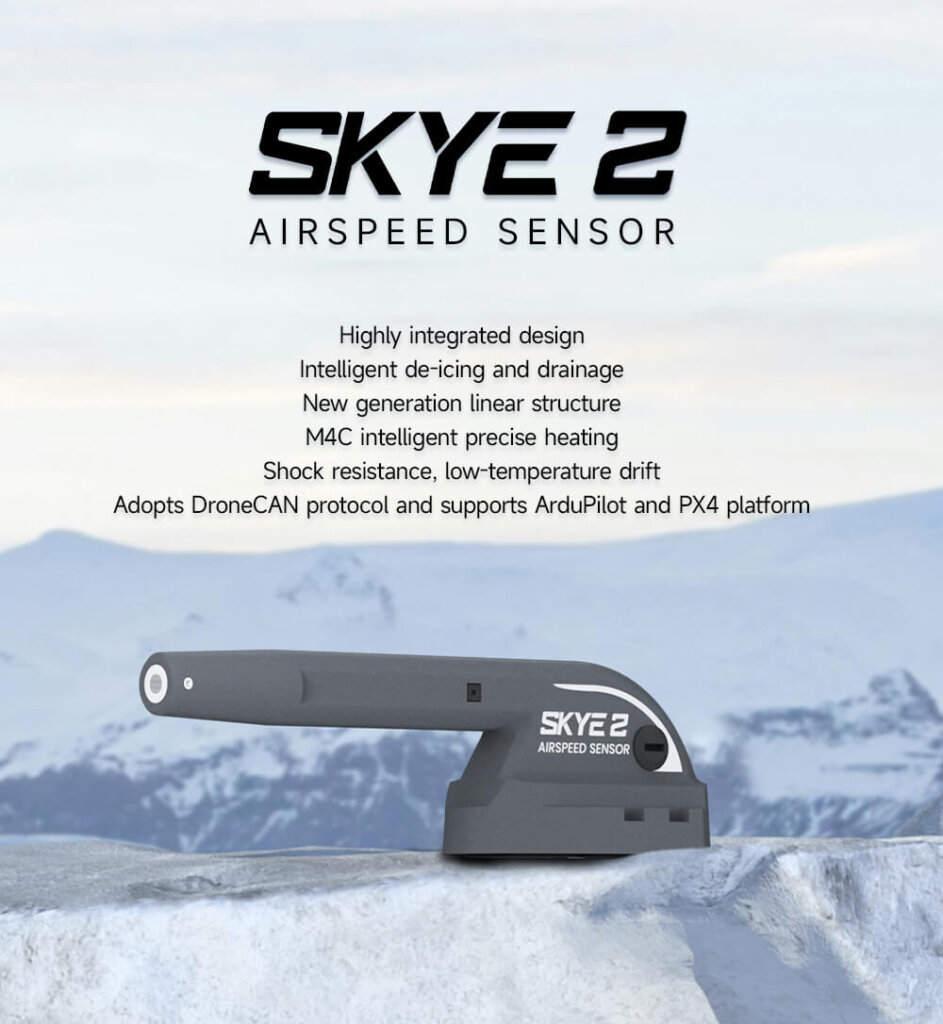CUAV SKYE 2 Isıtmalı Hava Hızı Sensörü — Teknik detay