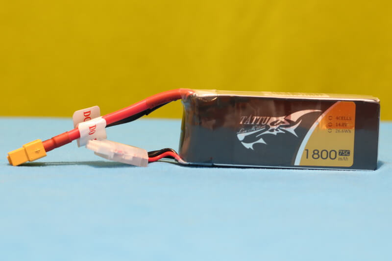 Tattu 1800mAh 4S 75C 14.8V LiPo Batarya | XT60 Konnektör | FPV Classic