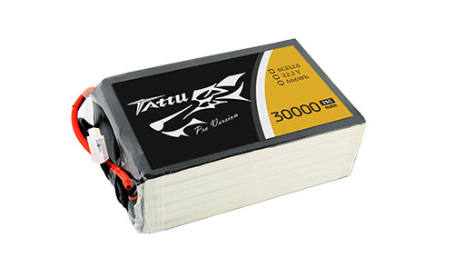 Tattu 30000mAh 6S 25C 22.2V LiPo Batarya | AS150+XT150 | UAV Classic