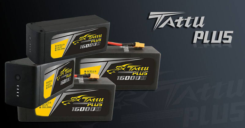 Tattu 22000mAh 6S 25C 22.2V Smart LiPo Batarya | AS150 / XT150 Konnektör | Tattu Plus (New Version)