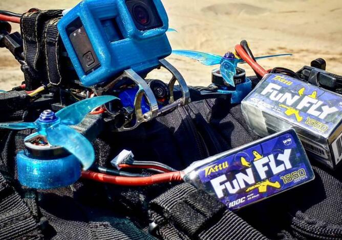 Tattu 1550mAh 4S 100C 14.8V LiPo Batarya | XT60 Konnektör | FunFly