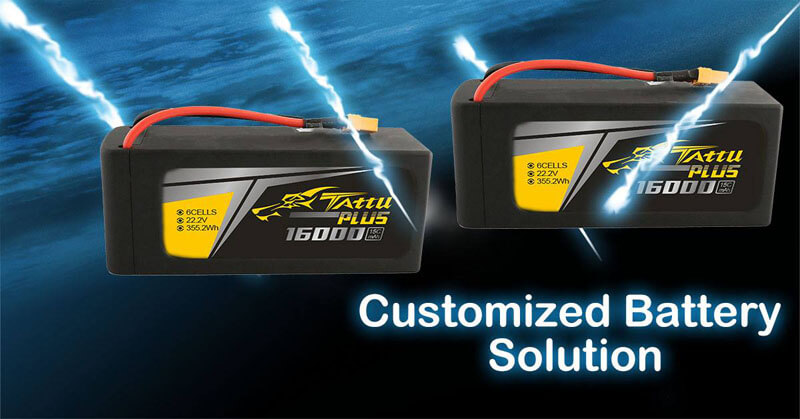 Tattu 22000mAh 6S 25C 22.2V Smart LiPo Batarya | AS150 / XT150 Konnektör | Tattu Plus (New Version)