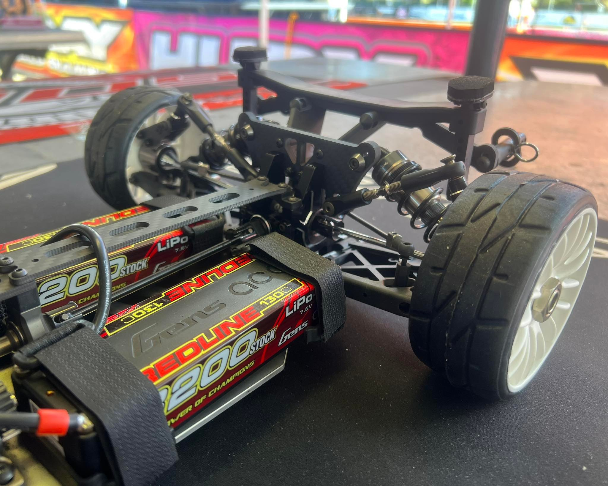 Gens ace 8200mAh 2S 130C 7.6V(HV) LiPo Batarya | 5.0mm bullet | Kırmızıline 1.0