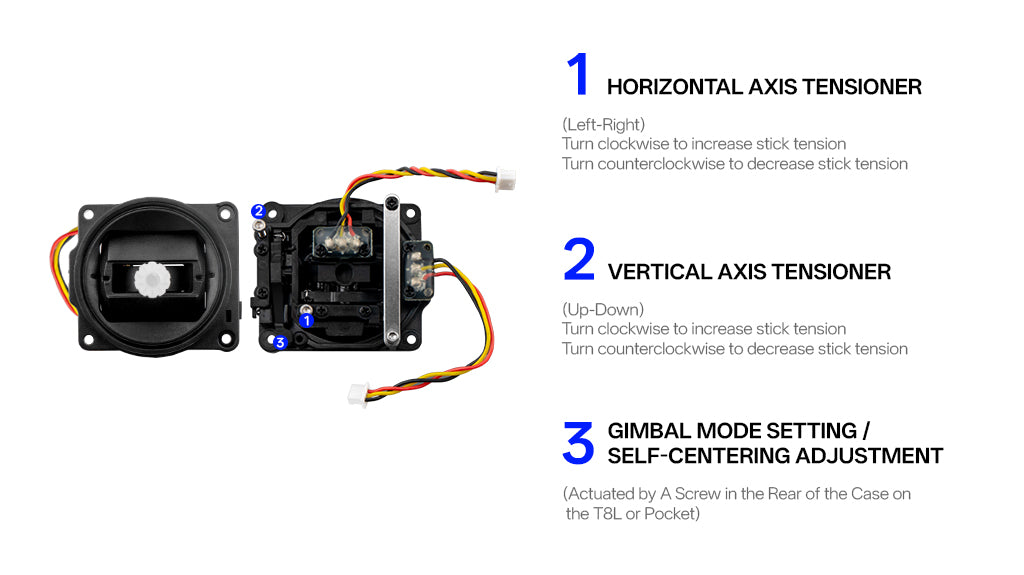 RadioMaster X5 Replacement Gimbals for T8L Radio