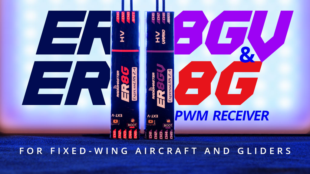 RadioMaster ER8G & ER8GV 2.4GHz ELRS PWM Alıcı — ER8GV