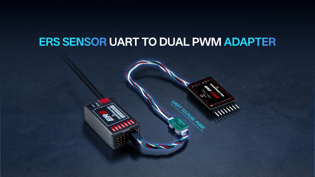 RadioMaster ERS Sensor UART to Dual PWM Adapter
