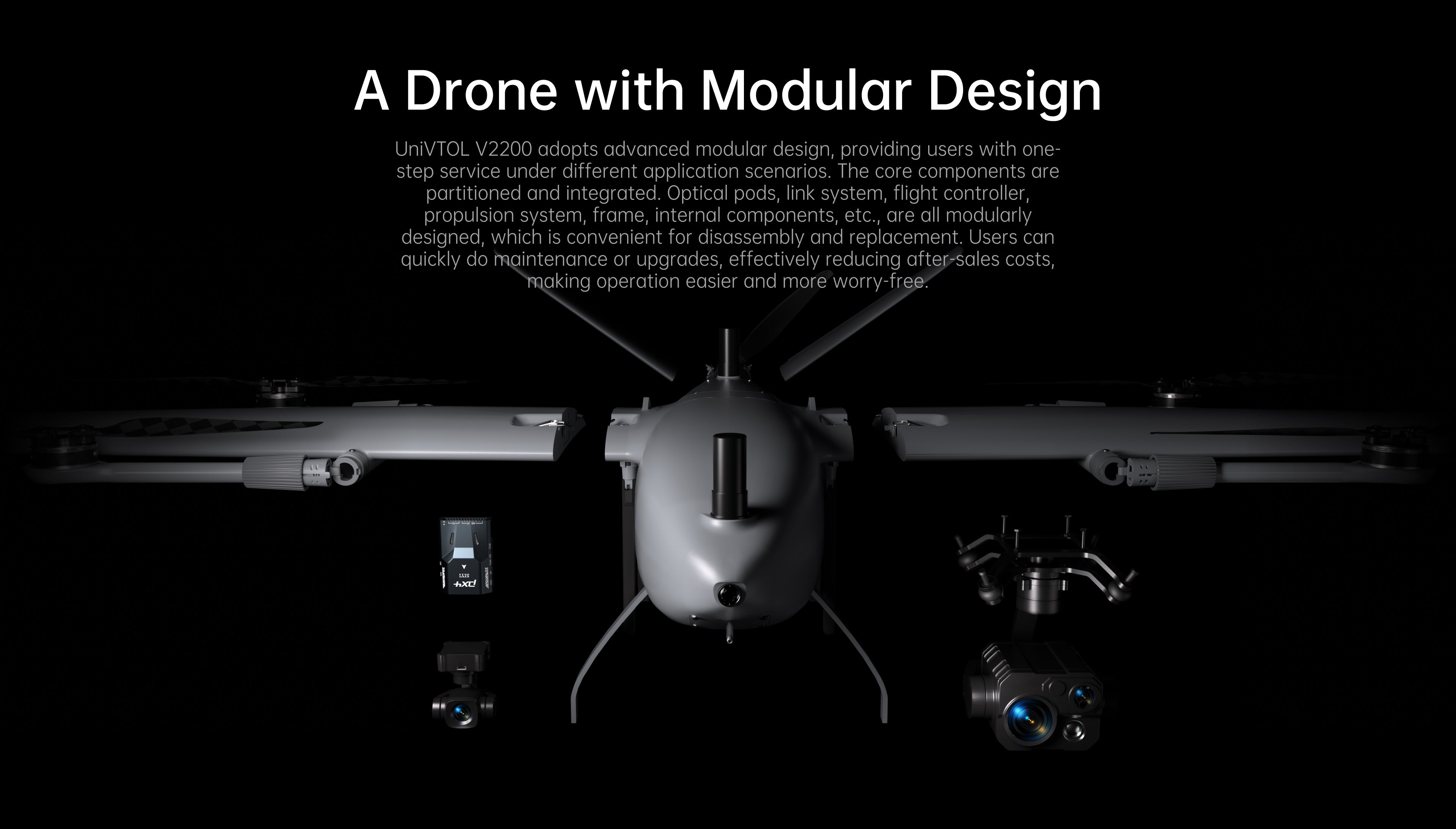 Reebot UniVTOL V2200 VTOL İHA Platformu