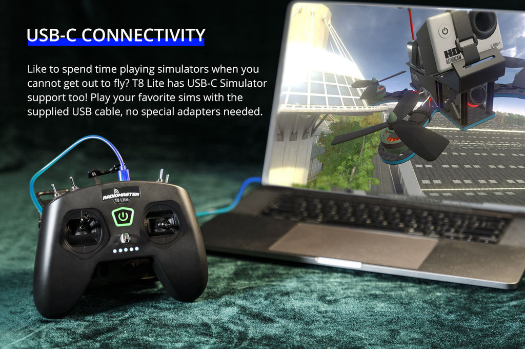 RadioMaster T8 Lite Radio Controller — Mode 1