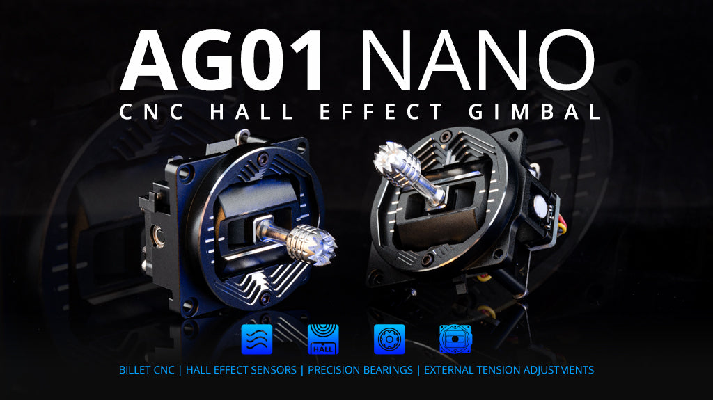 RadioMaster AG01 NANO CNC Hall Gimbals for Pocket Radio