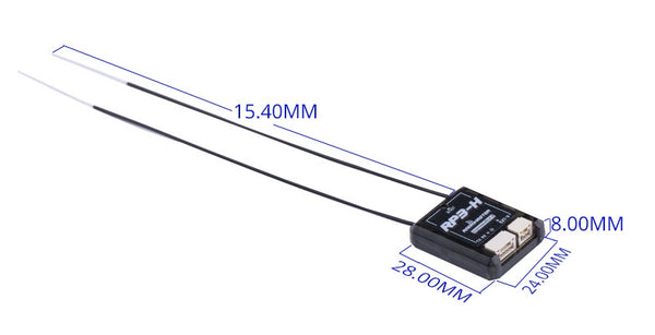 RadioMaster RP3-H ExpressLRS 2.4GHz Nano Receiver — FCC