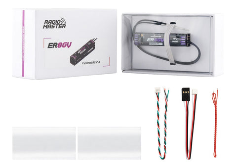 RadioMaster ER8G & ER8GV 2.4GHz ELRS PWM Alıcı — ER8GV