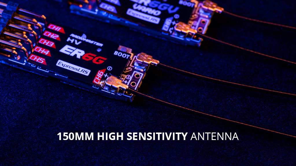 RadioMaster ER6G & ER6GV 2.4GHz ELRS PWM Alıcı — ER6GV