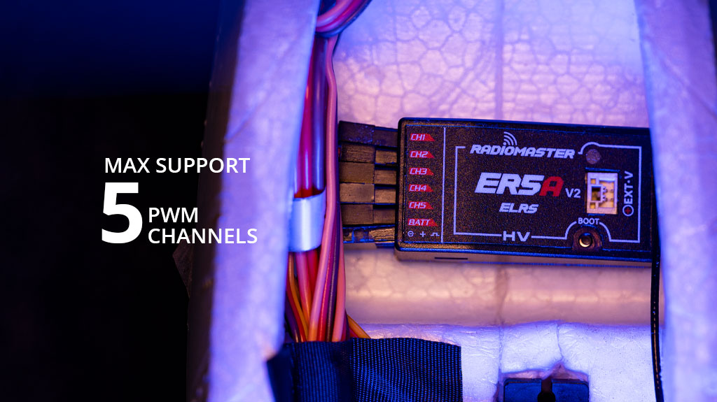 RadioMaster ER5A V2 2.4GHz ELRS PWM Alıcı
