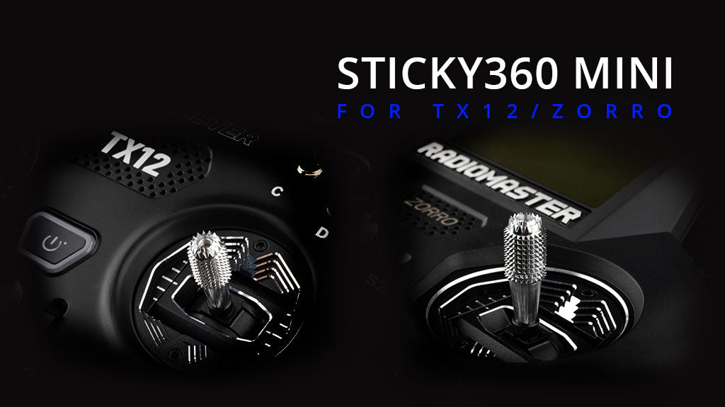 RadioMaster Sticky360 Gimbal Stick Ends for TX16S — Gold