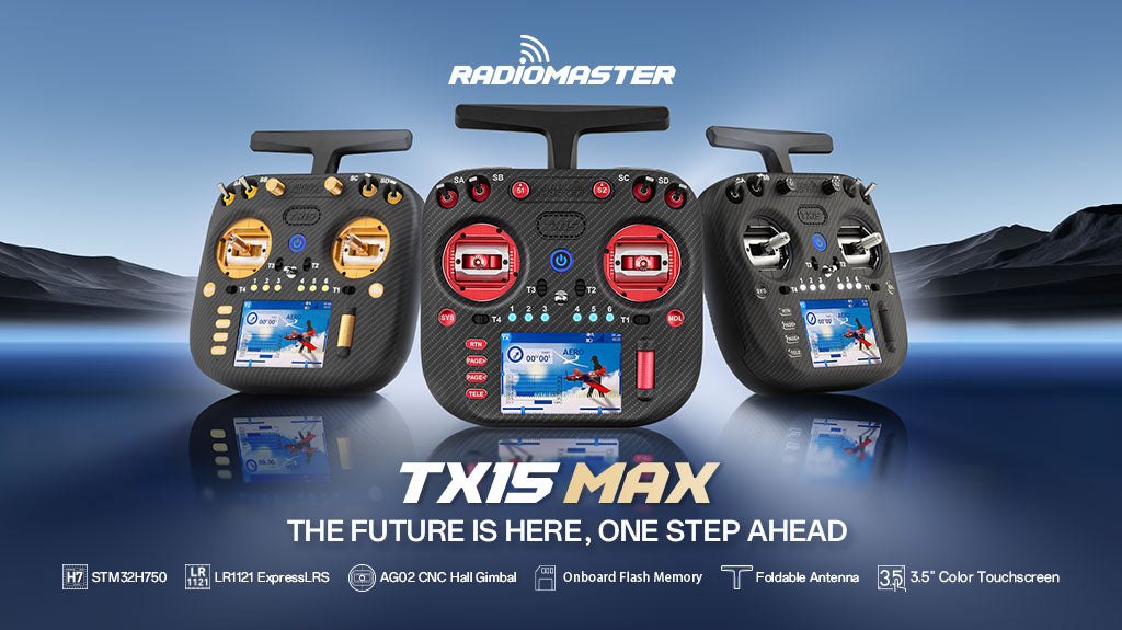 RadioMaster TX15 Max Radio Controller (ELRS / M2) — Red / ELRS / LBT