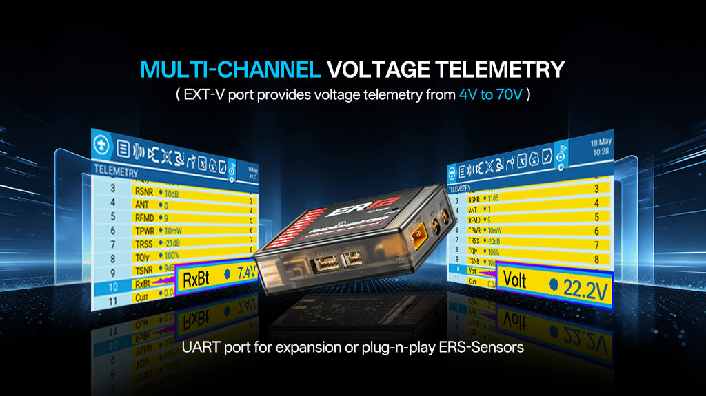 RadioMaster ER12 PWM - Çift Bant GEMINI ve GEMINI-X Alıcı — Uluslararası