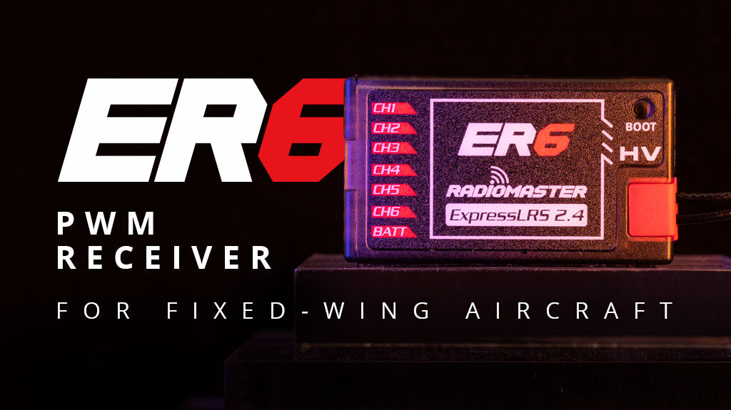 RadioMaster ER6 2.4GHz ELRS PWM Alıcı