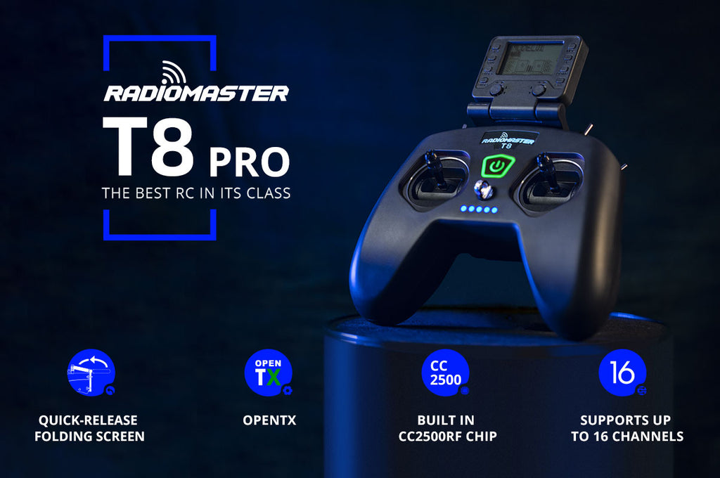 RadioMaster T8 Pro Radio Controller — Mode 2