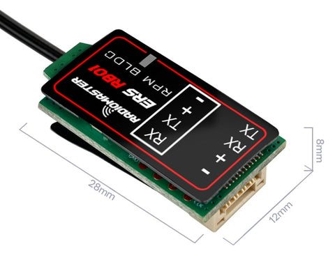 RadioMaster ExpressLRS PWM Alıcıları Uyumlu ERS-RB01 - Fırçasız Motor Devir Sensörü
