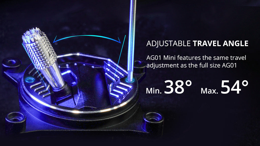 RadioMaster AG01 Mini CNC Hall Sensörlü Kumanda Kol Mekanizmaları Seti Yeni Renkler — Mavi