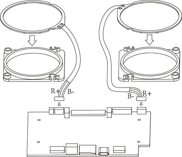 RadioMaster TX16S & Boxer Uyumlu LED Kumanda Kol Mekanizması Aydınlatma Seti — Beyaz