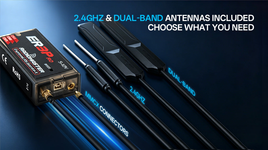 RadioMaster ER3 PRO PWM - Çift Bant GEMINI ve GEMINI-X Alıcı — Uluslararası
