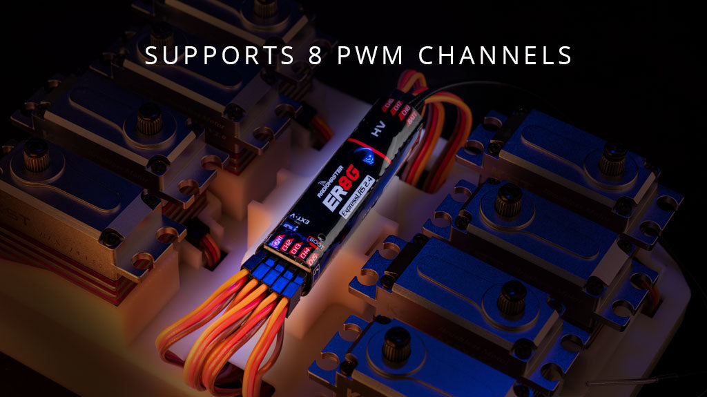 RadioMaster ER8G & ER8GV 2.4GHz ELRS PWM Alıcı — ER8GV