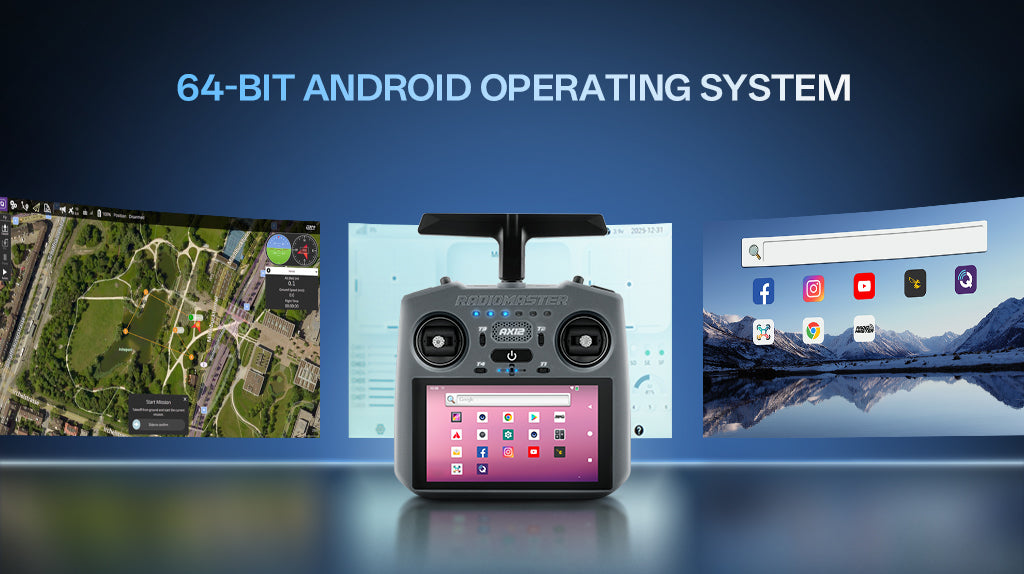 RadioMaster AX12 Android Kumanda — ELRS / LBT