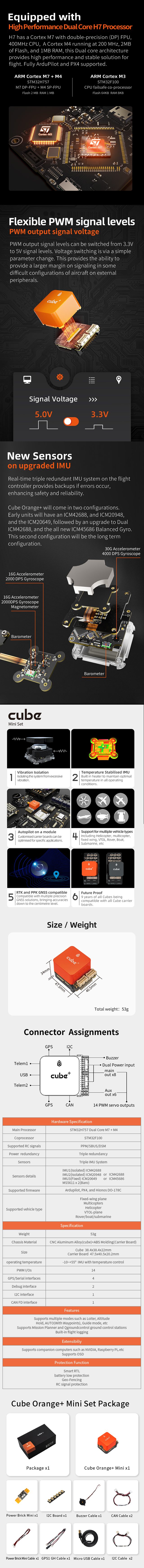 CubePilot Cube Orange+ Mini Set