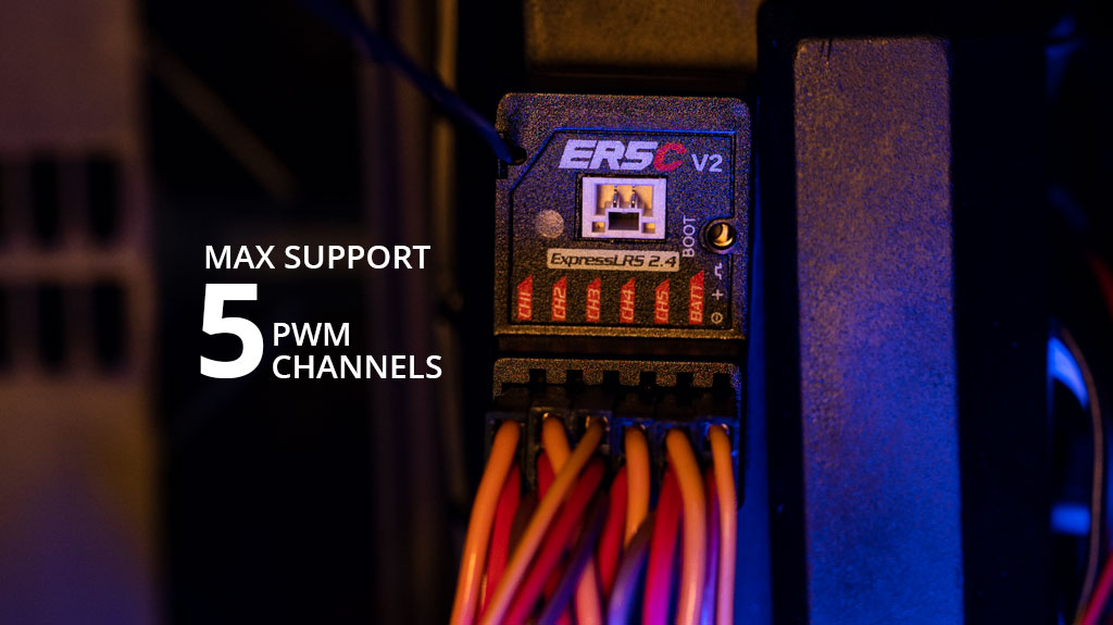 RadioMaster ER5C V2 2.4GHz ELRS PWM Alıcı