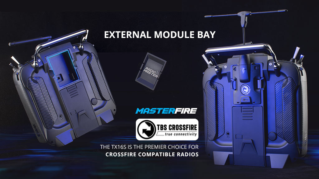 RadioMaster TX16S Mark II Uzaktan Kumanda Gümüş & Altın (ELRS, M2) — ELRS / V4.0 Hall Sensörlü Kumanda Kol Mekanizması / Altın