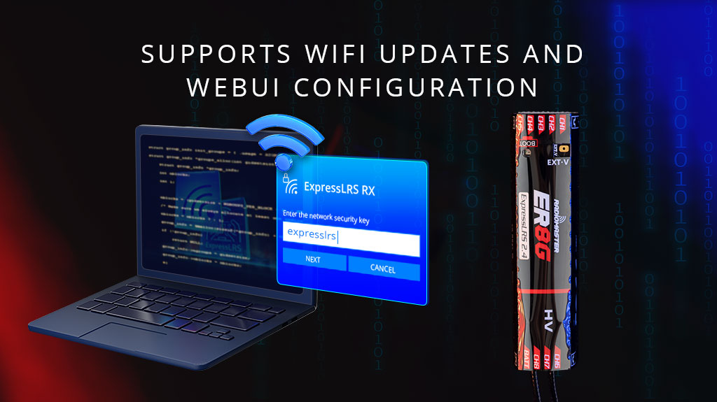RadioMaster ER8G & ER8GV 2.4GHz ELRS PWM Alıcı — ER8GV