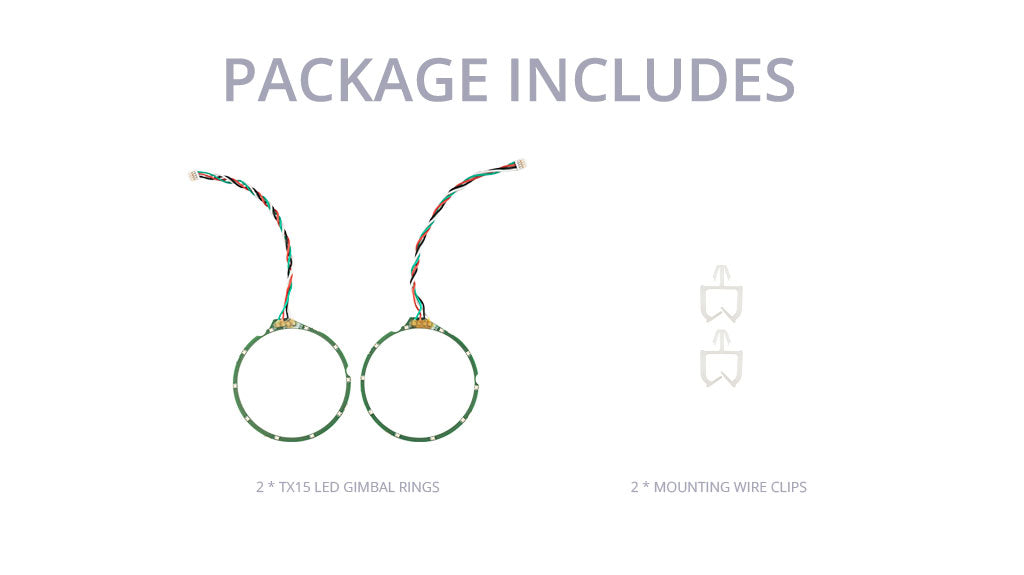 RadioMaster LED Gimbal Rings for TX15 Series Radio